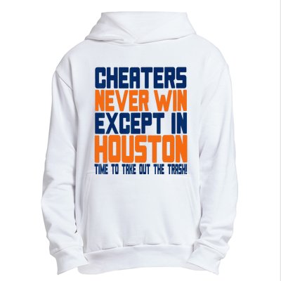 Cheaters Never Win Except In Houston Baseball Cheat Funny Urban Pullover Hoodie