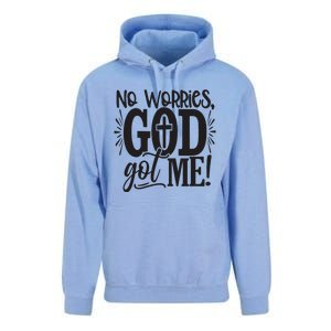 Christian No Worries, God Got Me African American Unisex Surf Hoodie