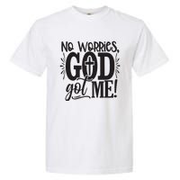 Christian No Worries, God Got Me African American Garment-Dyed Heavyweight T-Shirt