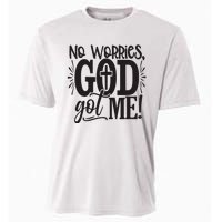 Christian No Worries, God Got Me African American Cooling Performance Crew T-Shirt