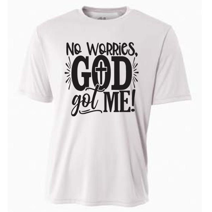 Christian No Worries, God Got Me African American Cooling Performance Crew T-Shirt