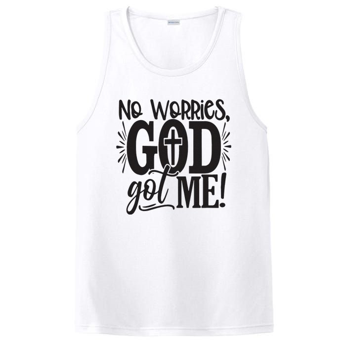 Christian No Worries, God Got Me African American PosiCharge Competitor Tank