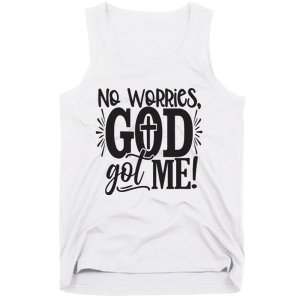 Christian No Worries, God Got Me African American Tank Top