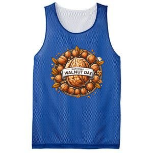 Celebrate National Walnut Day Gift Mesh Reversible Basketball Jersey Tank