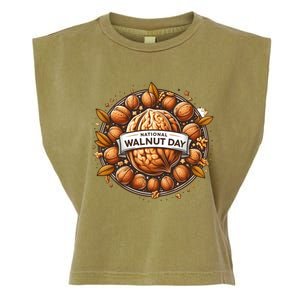 Celebrate National Walnut Day Gift Garment-Dyed Women's Muscle Tee