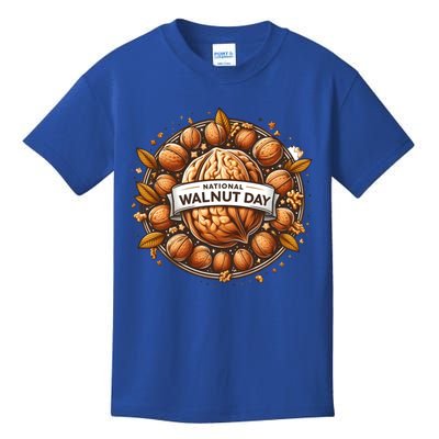 Celebrate National Walnut Day Gift Kids T-Shirt