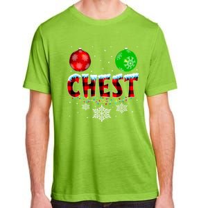 Chest Nuts Xmas Matching Couples Chestnuts Christmas Chest Funny Gift Adult ChromaSoft Performance T-Shirt