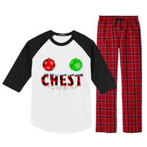 Chest Nuts Xmas Matching Couples Chestnuts Christmas Chest Funny Gift Raglan Sleeve Pajama Set