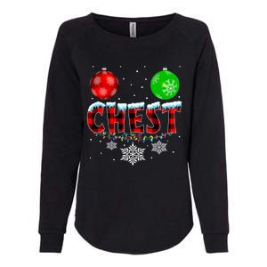 Chest Nuts Xmas Matching Couples Chestnuts Christmas Chest Funny Gift Womens California Wash Sweatshirt