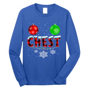 Chest Nuts Xmas Matching Couples Chestnuts Christmas Chest Funny Gift Long Sleeve Shirt