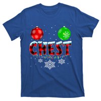 Chest Nuts Xmas Matching Couples Chestnuts Christmas Chest Funny Gift T-Shirt