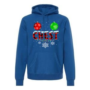 Chest Nuts Xmas Matching Couples Chestnuts Christmas Chest Funny Gift Premium Hoodie