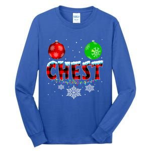 Chest Nuts Xmas Matching Couples Chestnuts Christmas Chest Funny Gift Tall Long Sleeve T-Shirt