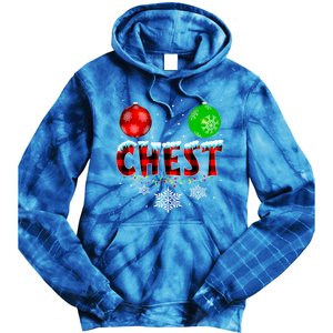 Chest Nuts Xmas Matching Couples Chestnuts Christmas Chest Funny Gift Tie Dye Hoodie