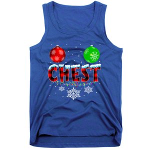 Chest Nuts Xmas Matching Couples Chestnuts Christmas Chest Funny Gift Tank Top