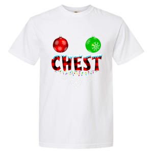 Chest Nuts Xmas Matching Couples Chestnuts Christmas Chest Funny Gift Garment-Dyed Heavyweight T-Shirt