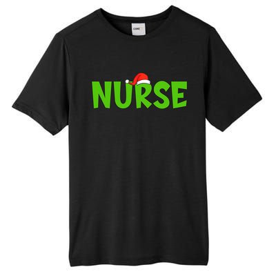 Christmas Nurse Xmas Er Nurse Christmas Gift Tall Fusion ChromaSoft Performance T-Shirt