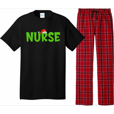 Christmas Nurse Xmas Er Nurse Christmas Gift Pajama Set