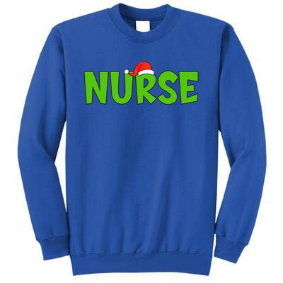 Christmas Nurse Xmas Er Nurse Christmas Gift Tall Sweatshirt