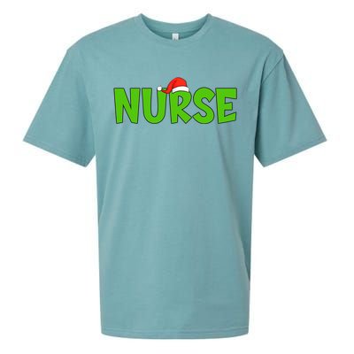 Christmas Nurse Xmas Er Nurse Christmas Gift Sueded Cloud Jersey T-Shirt