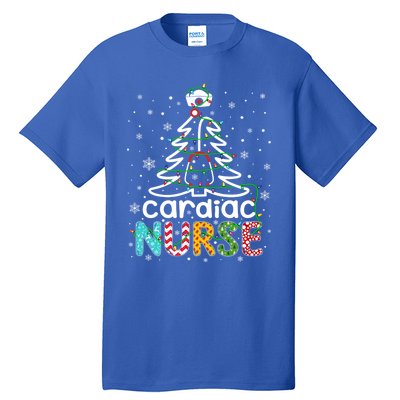 Cardiac Nurse Xmas Tree Funny Nursing Christmas Pattern Cute Gift Tall T-Shirt