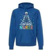 Cardiac Nurse Xmas Tree Funny Nursing Christmas Pattern Cute Gift Premium Hoodie