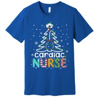 Cardiac Nurse Xmas Tree Funny Nursing Christmas Pattern Cute Gift Premium T-Shirt