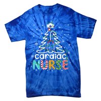 Cardiac Nurse Xmas Tree Funny Nursing Christmas Pattern Cute Gift Tie-Dye T-Shirt