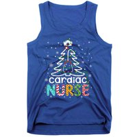 Cardiac Nurse Xmas Tree Funny Nursing Christmas Pattern Cute Gift Tank Top