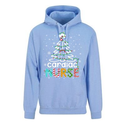 Cardiac Nurse Xmas Tree Funny Nursing Christmas Pattern Cute Gift Unisex Surf Hoodie