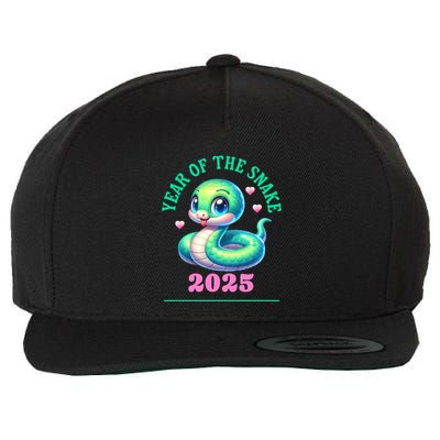 Chinese New Year Of The Snake 2025 Wool Snapback Cap