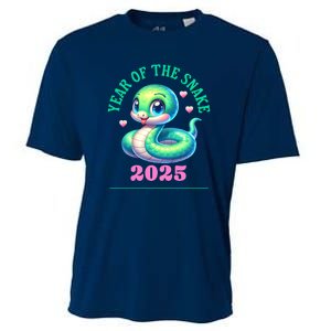 Chinese New Year Of The Snake 2025 Cooling Performance Crew T-Shirt