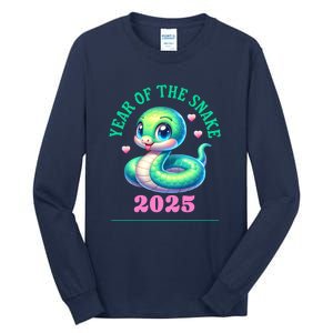 Chinese New Year Of The Snake 2025 Tall Long Sleeve T-Shirt