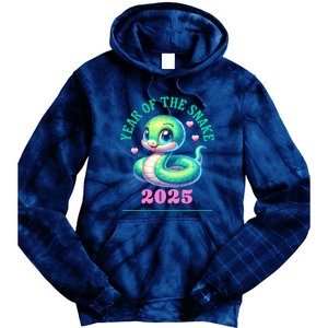 Chinese New Year Of The Snake 2025 Tie Dye Hoodie