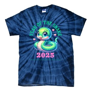 Chinese New Year Of The Snake 2025 Tie-Dye T-Shirt