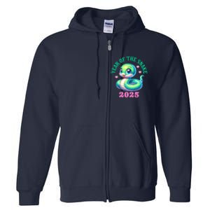 Chinese New Year Of The Snake 2025 Full Zip Hoodie