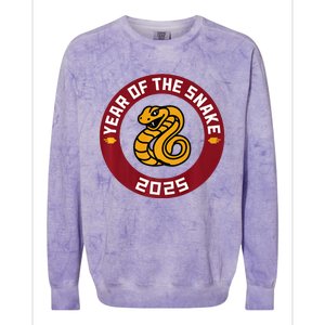 Chinese New Year 2025 Year Of The Snake Colorblast Crewneck Sweatshirt