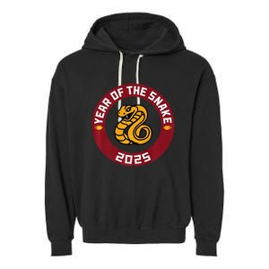 Chinese New Year 2025 Year Of The Snake Garment-Dyed Fleece Hoodie