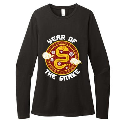 Chinese New Year Tradition Year Of The Snake 2025 Womens CVC Long Sleeve Shirt