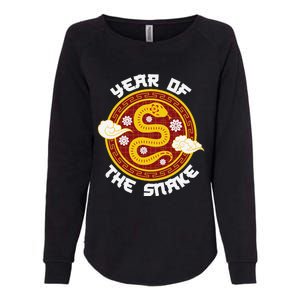 Chinese New Year Tradition Year Of The Snake 2025 Womens California Wash Sweatshirt