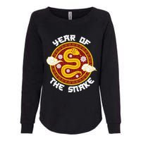 Chinese New Year Tradition Year Of The Snake 2025 Womens California Wash Sweatshirt