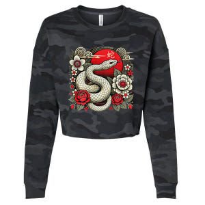 Chinese New Year 2025 Year Of The Snake Cropped Pullover Crew