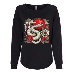 Chinese New Year 2025 Year Of The Snake Womens California Wash Sweatshirt