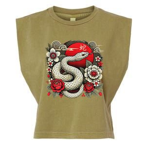 Chinese New Year 2025 Year Of The Snake Garment-Dyed Women's Muscle Tee