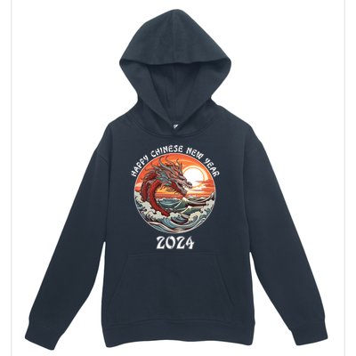 Chinese New Year 2024 Happy New Year 2024 Year Of The Dragon Chinese Lunar Urban Pullover Hoodie