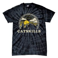 Catskills New York Ny Vintage Hiking Mountains Tie-Dye T-Shirt