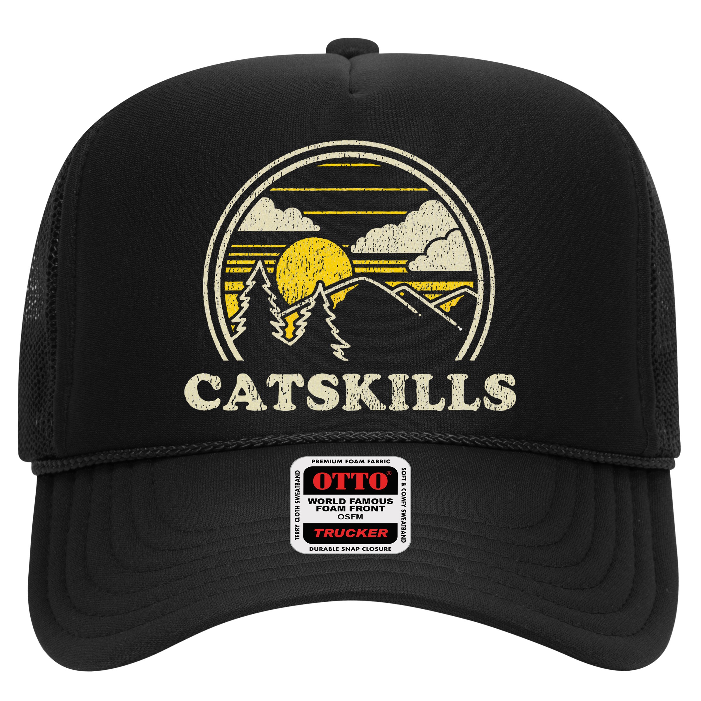 Catskills New York Ny Vintage Hiking Mountains Hat