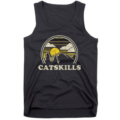 Catskills New York Ny Vintage Hiking Mountains Tank Top