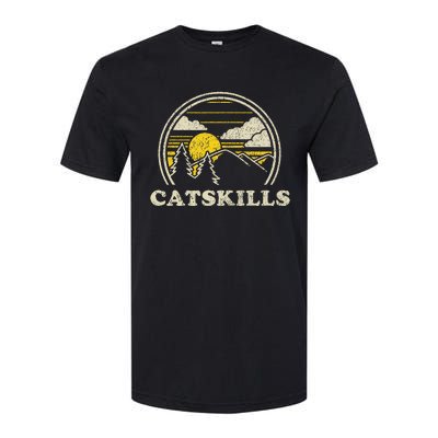 Catskills New York Ny Vintage Hiking Mountains Softstyle CVC T-Shirt