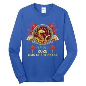 Chinese New Year 2025 Year Of The Snake Tall Long Sleeve T-Shirt